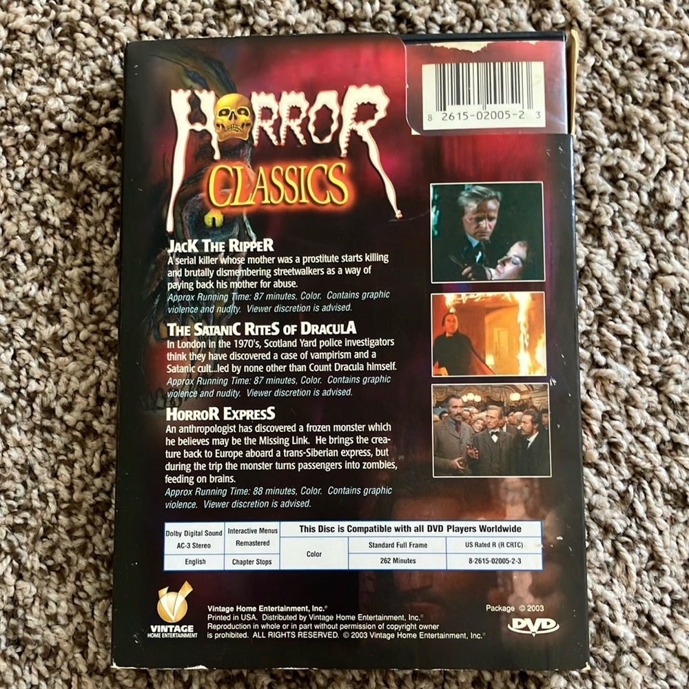 Horror Classics DVD Set - Picture 2 of 7